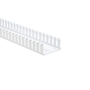 Wiring duct, 101.6x52.60mm, L=1.83m, white, 36.58m