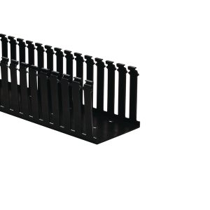 Wiring duct, 101.6x103.4mm, L=1.83m, black, 9.14m