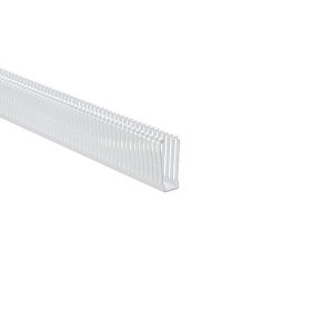 Wiring duct, 25.4x77.9mm, L=1.83m, white, 36.58m