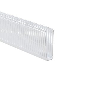 Wiring duct, 25.4x103.4mm, L=1.83m, white, 9.14m