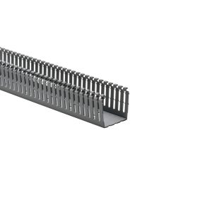 Wiring duct, 50.8x52.6mm, L=1.83m, grey, 9.14m