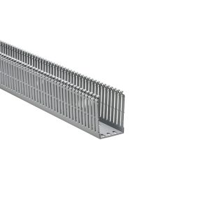 Wiring duct, 76.20x77.90mm, L=2.13m, grey, 21.34m