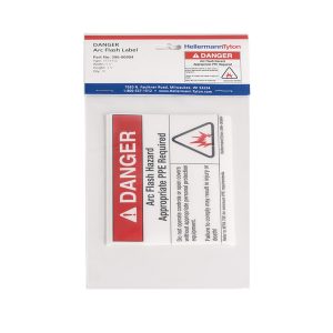 Solar label, pre-printed, red, 95.25x127.0mm, 10pcs.