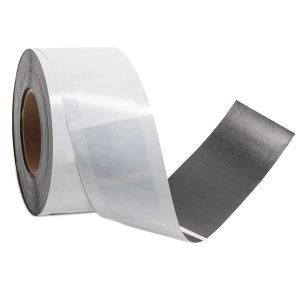 Label, self laminating, weather resistant/chemical resistance, white, thermal transfer print, 38.1x50.8mm, H2=188.7mm, 500pcs.