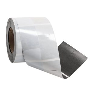 Label, self laminating, weather resistant/chemical resistance, white, thermal transfer print, 38.1x50.8mm, H2=110.9mm, 500pcs.
