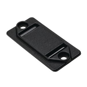 Hook and loop cable tie, 82.55x38.1mm, black, 100pcs.