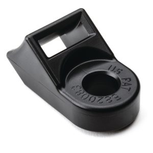 Cable tie mount for screw fixation, Wmax=12.7mm, ?7.8 mm, ?7.9 mm, 5/16" (M8) Screw, black, 500pcs.