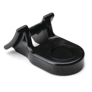 Cable tie mount for screw fixation, Wmax=12.7mm, ?12.7 mm, ?12.0 mm, 1/2" (M12) Screw, black, 500pcs.