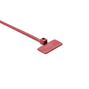 Identification cable tie tamper-evident, 110.0x20.5mm, ⌀1.5-19.0mm, red, 200pcs.