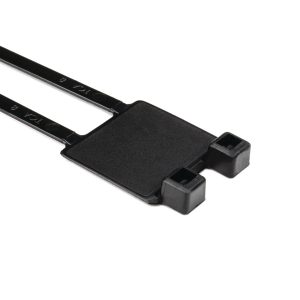 Identification cable tie tamper-evident, 203.2x29.0mm, ⌀10.0-44.0mm, black, 50pcs.