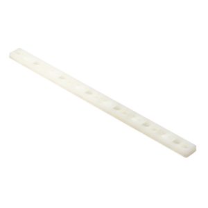 Cable tie mount for screw fixation, Wmax=5.2mm, ⌀5.1 mm, #10 (M5) Screw, natural, 100pcs.