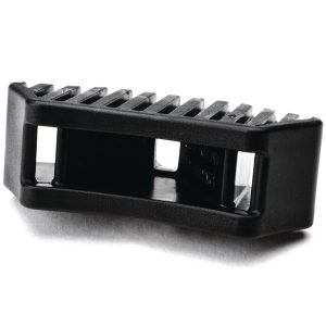 Cable tie mount for screw fixation, ?11.2 - 20.8 mm, black, 10pcs.