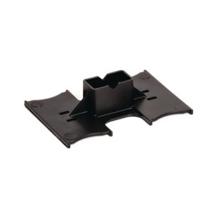 Bundling clip for hole (round), L=50.0mm, black, 1000pcs.