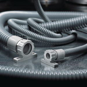 Spiral reinforced conduit, nom?45mm, OD=45.0mm, ID=38.0mm, grey, 10m