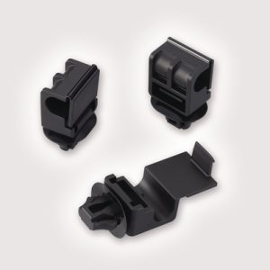 Cable clip, T=3.2mm, ⌀7.0 x 12.0 mm, Dmax=8mm