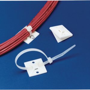 Fixing tie for adhesive use, black, 1000pcs.