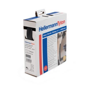 Heat Shrinkable Tubing with Adhesive Liner 3:1 on a Reel 12/4 black