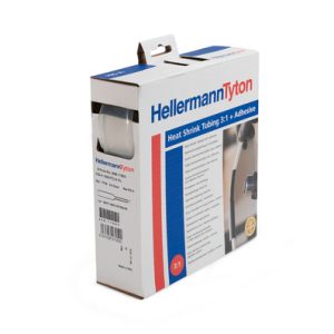 Heat Shrinkable Tubing with Adhesive Liner 3:1 on a Reel 12/4 transparent