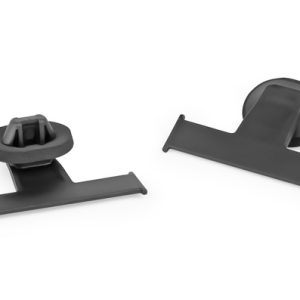 Bundling clip for hole (oval), L=50.0mm, SO=20.0mm, black, 500pcs.