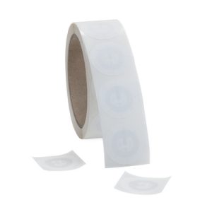 RFID label, 13.56 MHz (HF), white, ?31.00mm, 2500pcs.