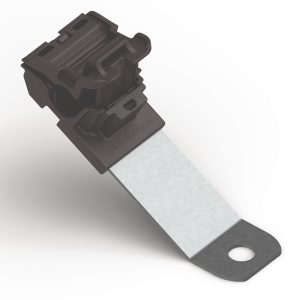 P-clamp long, Dmin=6.2mm, Dmax=13.7mm, ⌀10.29 mm, 30⌀, black, 200pcs.
