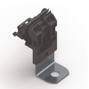 P-clamp short, Dmin=6.2mm, Dmax=13.7mm, ?8.31 mm, 90?, black, 300pcs.