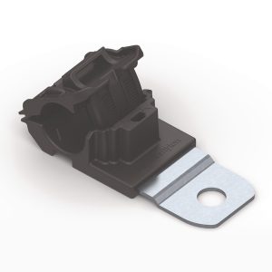 P-clamp short, Dmin=12.7mm, Dmax=19.5mm, ⌀8.31 mm, 180⌀, black, 280pcs.
