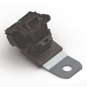 P-clamp short, Dmin=12.7mm, Dmax=19.5mm, ?12.95 mm, 15?, black, 280pcs.