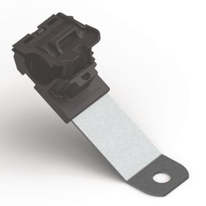 P-clamp long, Dmin=12.7mm, Dmax=19.5mm, ⌀10.29 mm, 30⌀, black, 200pcs.