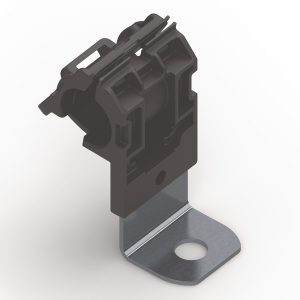 P-clamp short, Dmin=12.7mm, Dmax=19.5mm, ⌀10.29 mm, 90⌀, black, 280pcs.