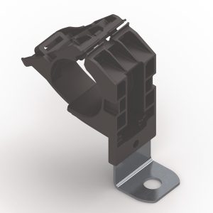 P-clamp short, Dmin=19.4mm, Dmax=36.0mm, ⌀8.31 mm, 90⌀, black, 160pcs.
