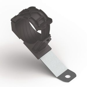 P-clamp long, Dmin=36.0mm, Dmax=51.0mm, ⌀8.31 mm, 30⌀, black, 140pcs.