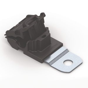 P-clamp short, Dmin=6.2mm, Dmax=13.7mm, ?6.5 mm, 180?, black, 300pcs.