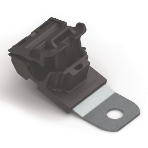 P-clamp short, Dmin=6.2mm, Dmax=13.7mm, ?6.5 mm, 15?, black, 300pcs.