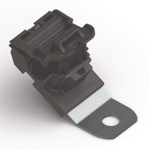 P-clamp short, Dmin=6.2mm, Dmax=13.7mm, ⌀6.5 mm, 30⌀, black, 300pcs.