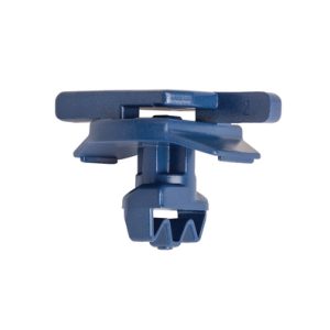 Aluminium frame mount, W=7.9mm, T=4.0 - 4.8mm, blue, 100pcs.