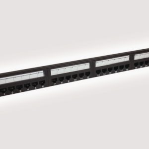 CAT6 UTP 1U 24 Port PCB Panel (A) ? Component Compliant