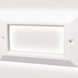 Bevelled Double Gang Euro Faceplate
