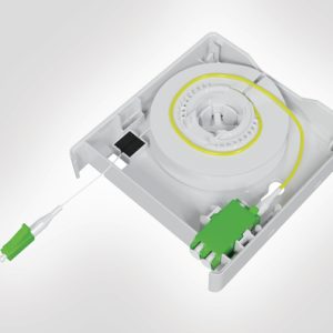 Faint Fibre Outlet (FFO) with LC APC Adaptors