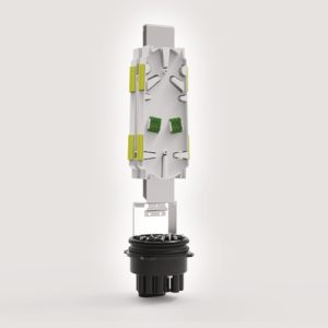 FRBU 16 port B length closure with 6 x Hellapon medium side hinged trays