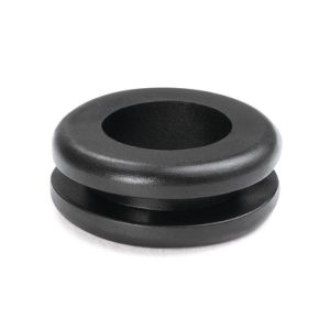 Cable grommet, ?12.0 mm, black, 1000pcs.