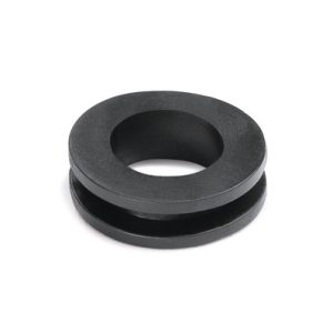 Cable grommet, ?18.0 mm, black, 500pcs.