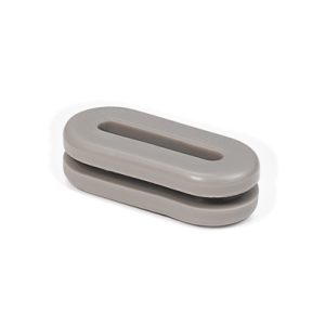 Cable grommet, ?37.0 mm, grey, 250pcs.