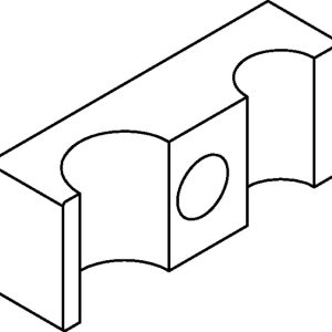 Cable clip, ⌀12.0 mm