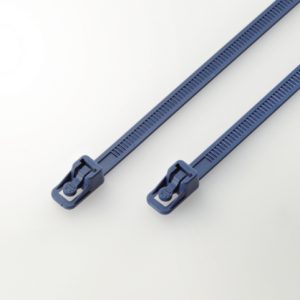 Cable tie inside serrated detectable, 203x7.4mm, ?5-45mm, blue, 100pcs.