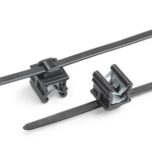 Fixing tie for edge, outside serrated, ?1.5-45.0mm, grey, 500pcs.