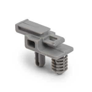 Connector clip, grey, 4000Bag
