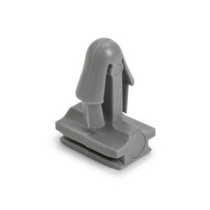 Connector clip, grey, 12000pcs.