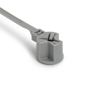 Fixing tie for stud, outside serrated, ⌀2.0-50.0mm, grey, 1000Carton