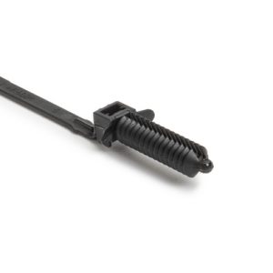 Fixing tie, inside serrated, ?2.0-50.0mm, black, 2400Carton